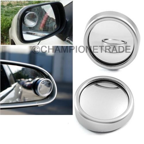 Silver driver wide angle car suv truck rear view blind spot mirror for honda ct