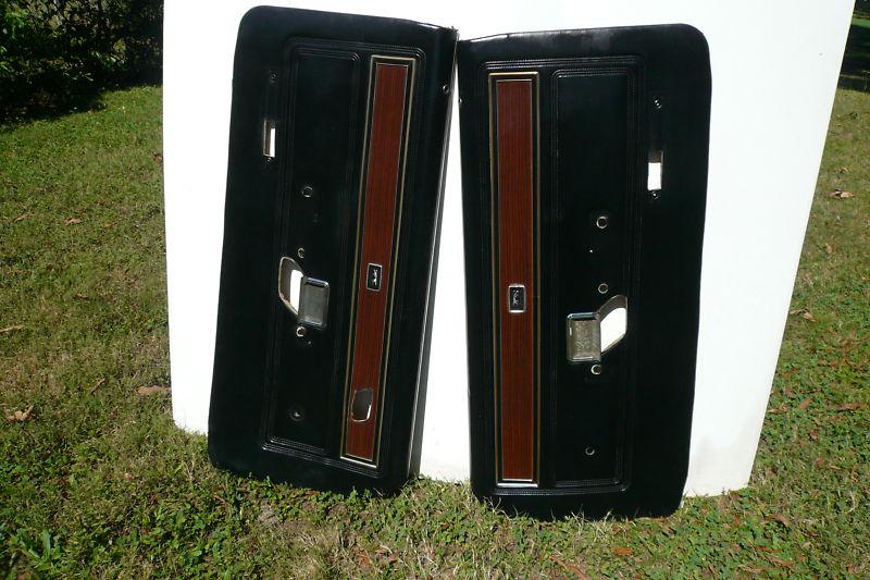 1969  mercury cougar  'decor package'  door trim panels pair left & right