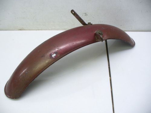 Early triumph? vintage short front fender 4&#034; wide x 22&#034; long used