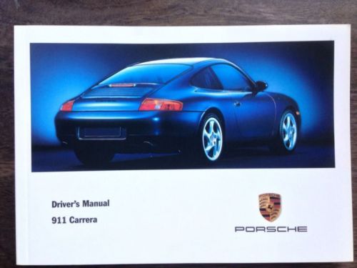 1998 1999 porsche 996 911 carrera owners manual coupe convertible c2 c4 nos new
