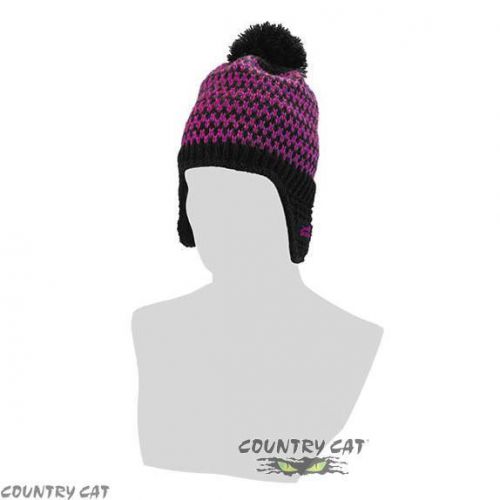 Arctic cat 2014 women&#039;s aircat zigzag beanie hat - purple / black - 5243-070