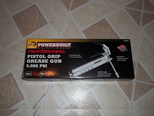 Powerbuilt heavy duty pistol-grip grease gun 648941