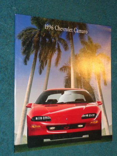 1996 chevrolet camaro / z28 / rs &amp; more sales brochure / original catalog!!!