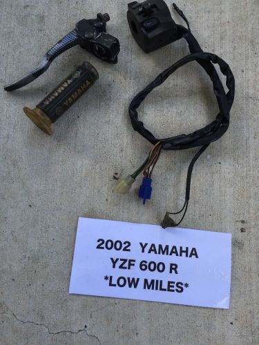 Oem 2002 yamaha yzf 600 r front head light signal light house horn switch ++