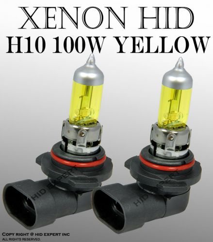 Icbeamer h10 100w 12v high beam universal direct fit xenon hid golden pk4176