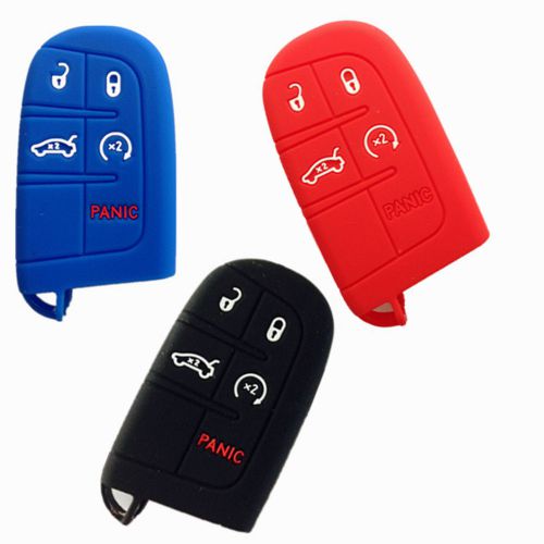 3pcs protective silicone fob skin key cover jacket key protector keyless remote