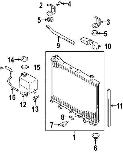 Suzuki 1793866j00 genuine oem reservoir hose