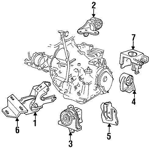 Chrysler oem chrysler engine mount bracket 04612427ab image 6