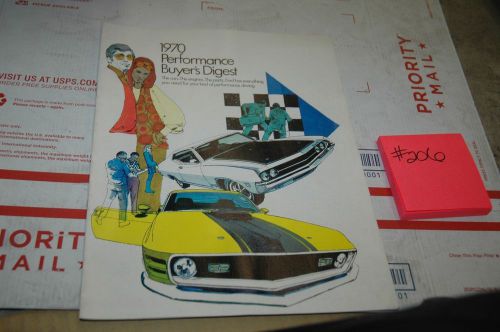 1970 ford performance buyers digest sales brochure mustang boss302 original(#206