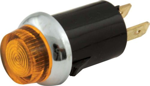Quickcar racing products amber 3/4 in diameter 12v warning light p/n 61-704