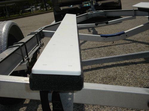 Replace boat trailer carpet with extra wide ( 5&#034; x 54&#034; ) bunk slides