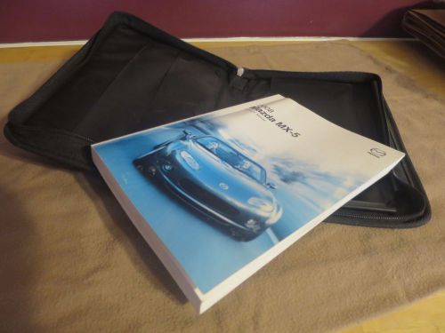 2008 mazda mx-5 owners manual in wallet