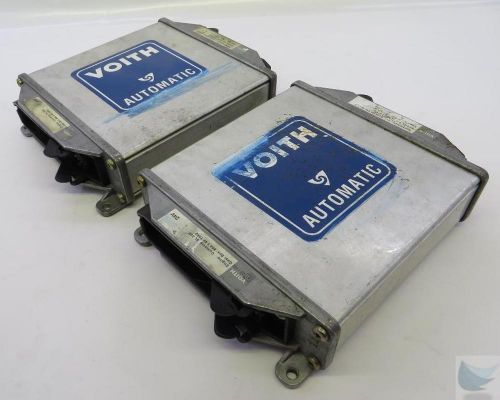 Two voith e200 h5 ecu transmission control units for cummins isl 330 untested