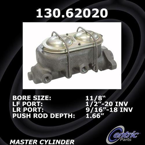 Centric 130.62020 brake master cylinder-premium master cylinder