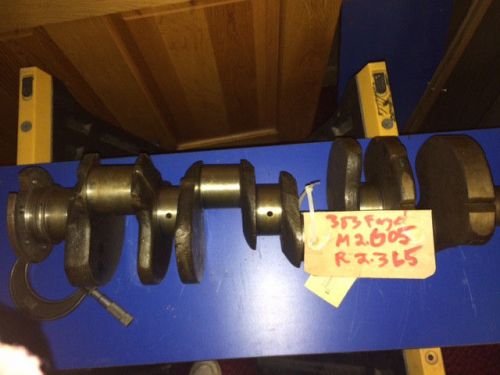 Mopar 383 steel forged crankshaft crank b/rb std/std dodge plymouth chrysler