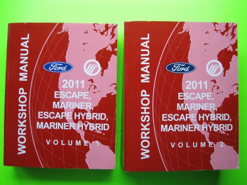 2011 ford escape mariner  factory service manual set