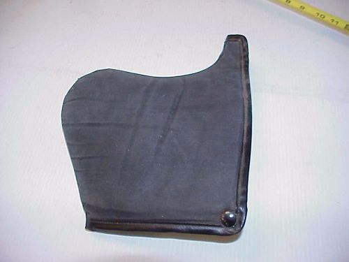 1 black padding support cover for a aluminum seat nascar wissota imca ump