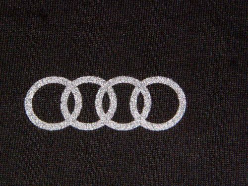 Audi r8 lms (le mans series) audi collection new for 2012 black t-shirt, usa xxl