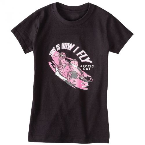 Arctic cat youth this is how i fly cotton t-shirt - black - 5273-30_