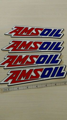 Amsoil logo sticker decal x4