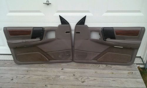 Jeep grand cherokee power door panels w/switch (both front l/r) tan 1995
