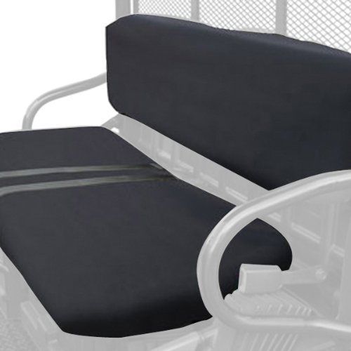 Classic accessories quadgear utv seat cover (black, fits polaris bench)