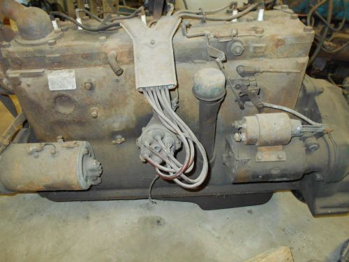 1950 olds big six 6 cylinder engine motor complete running when removed