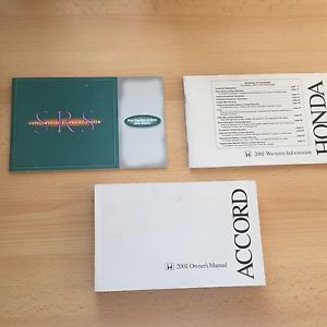 2001 honda accord owners manual &amp; supplements