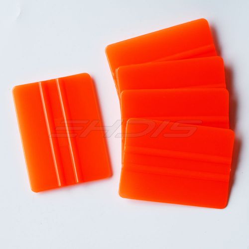 10 orange hard card squeegee tinting tool auto car window film wrapping tools