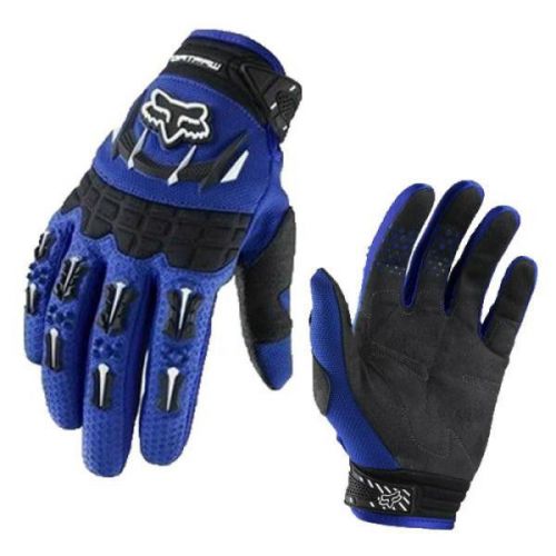 Fox racing dirtpaw mx motocross racing riding gloves blue size xl