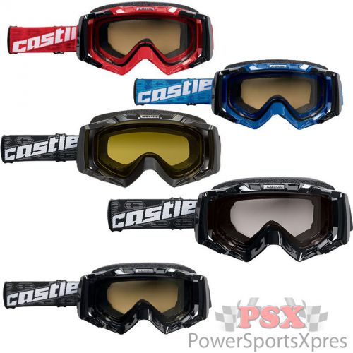 Castle x stage otg snowmobile goggles