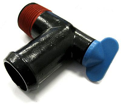 Metal hose drain fitting blue thumb screw plug for mercruiser manifold 862210a01