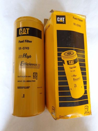 2 new old stock caterpillar 1r-0749 fuel filters,