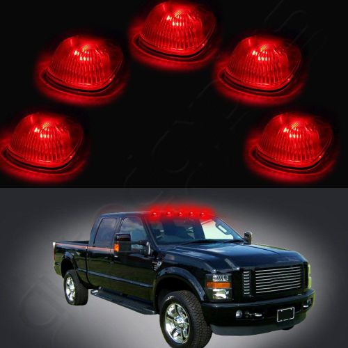 5x clearance cab roof marker amber 264141bk light+free bulb for dodge ram 2500