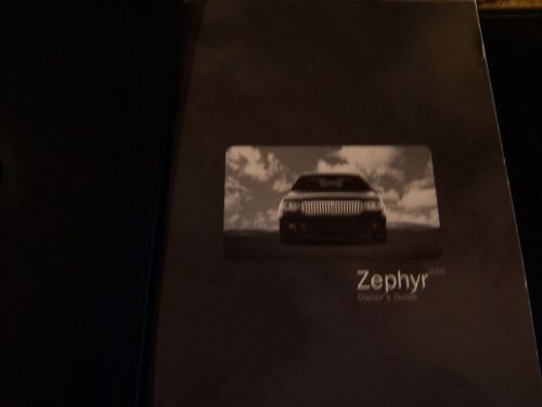 2006 lincoln mercury zephyr owners manual
