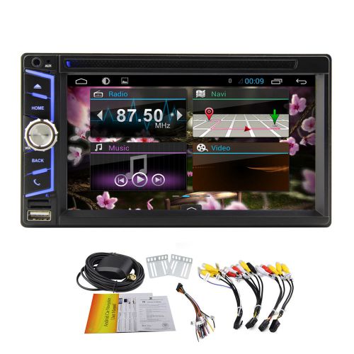 4-core android car stereo double din gps bluetoooth capacitive touch screen wifi