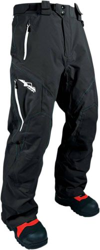 New hmk peak 2 adult waterproof pants, black, large/lg