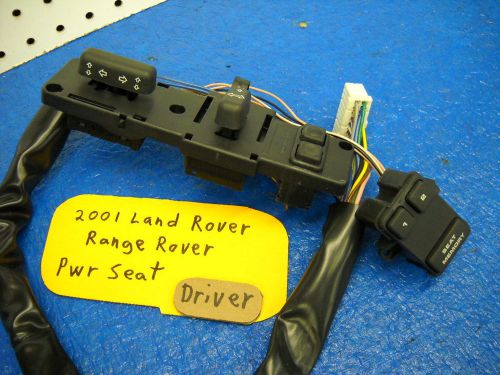 2001 land rover range rover dr pwr seat control switch panel lumbar memory 6-way