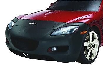 Fits Lebra 2 piece Front End Cover Black Car Mask Bra MAZDA,RX-8,with front air dam,2004 thru 2008 