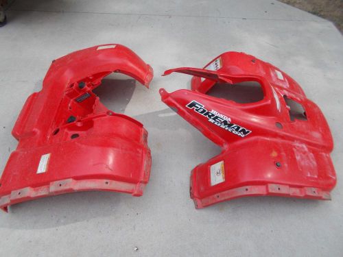 2001 honda rubicon 500 4x4  plastic rear front fender skins