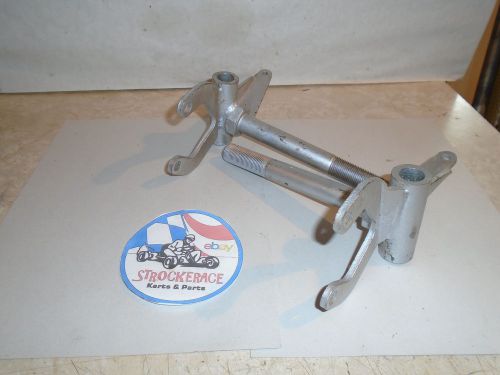 Vintage racing go kart bug brake caliper spindles 3/4&#034; enduro cart part x2