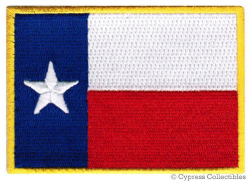 Texas biker patch iron-on embroidered motorcycle state flag new lone star