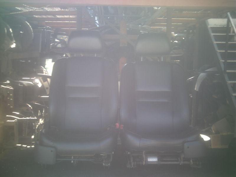06 monte carlo front seats (pair) black