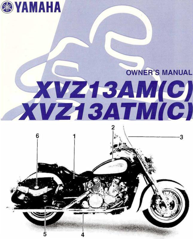 2000 yamaha royal star 1300 motorcycle owners manual-royal star tour classic