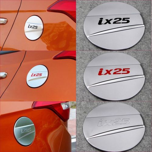3colors!for hyundai ix25 2015 with logo gas fuel tank cover trim 1pcs
