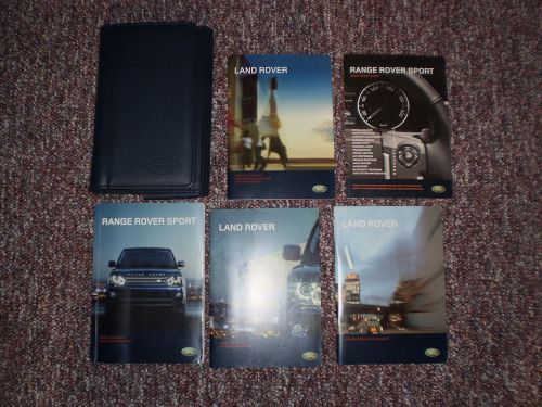 2010 land rover range sport suv owners manual books navigation guide case all