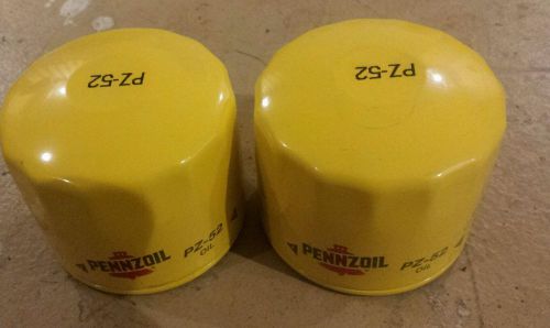 Vintage nos pennzoil pz-52 oil filters lot of 2