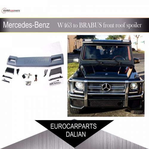 Mb benz w463 g-class g500 g550 g55 g63 to brabus pp front roof spoiler with led