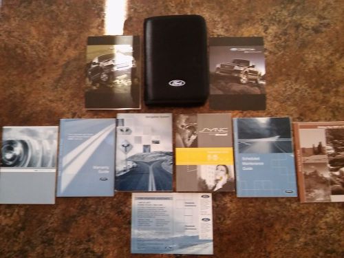 2008 ford f150 owners manual w/ case, sync &amp; navigation manuals - #aa