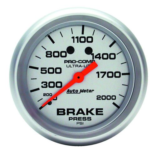 Autometer 4426 ultra-lite mechanical brake pressure gauge